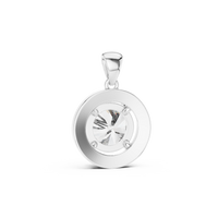 white gold pendant