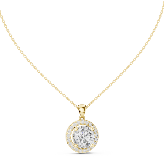 yellow gold pendant