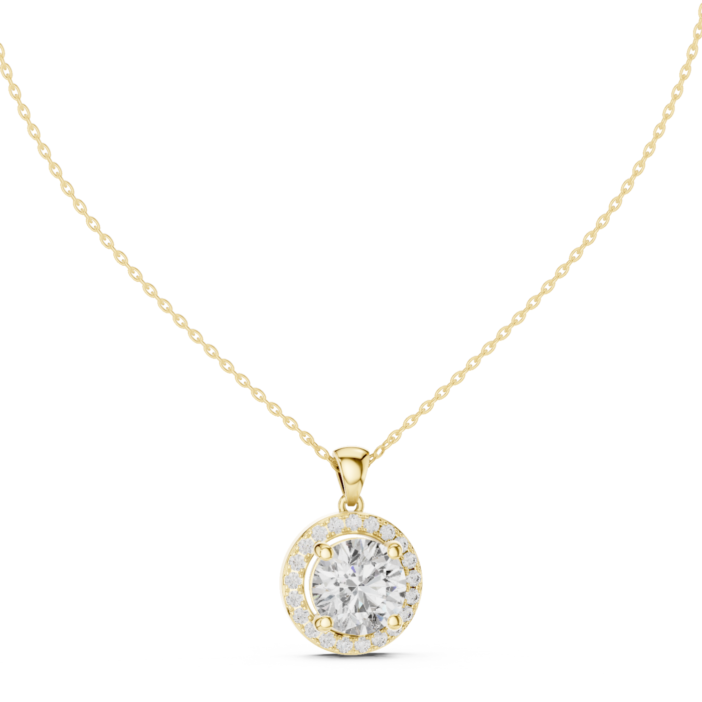 yellow gold pendant