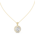 yellow gold pendant
