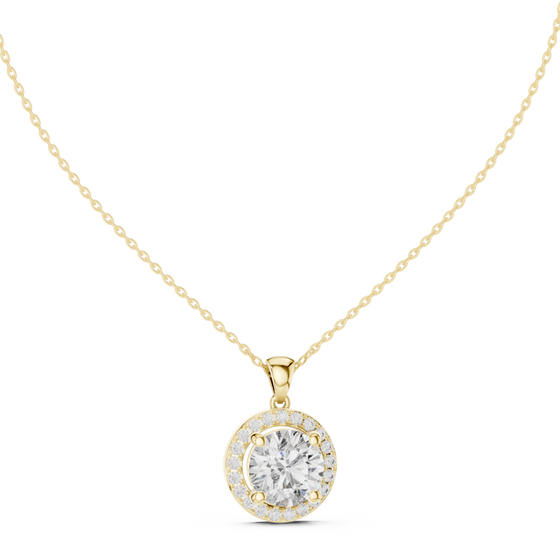 yellow gold pendant