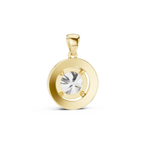 yellow gold pendant