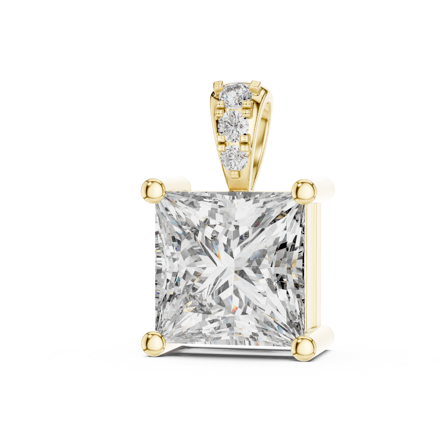 yellow gold pendant