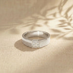 Moissanite Ring silver