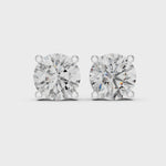 white gold earrings