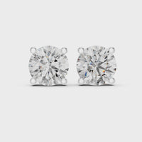 white gold earrings