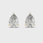 yellow gold earrings