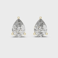 yellow gold earrings