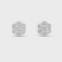 Lab Grown Diamond Cluster Earrings