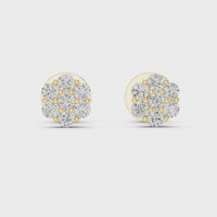 Lab Grown Diamond Cluster Earrings
