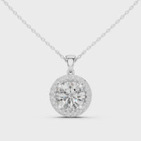 white gold pendant