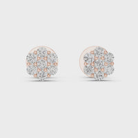 Lab Grown Diamond Cluster Earrings