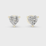 yellow gold earrings