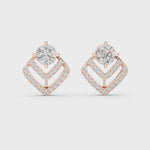 rose gold earrings
