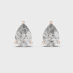 rose gold earrings