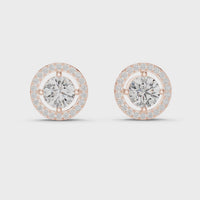 rose gold earrings