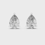 white gold earrings