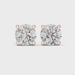 rose gold earrings