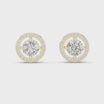yellow gold earrings