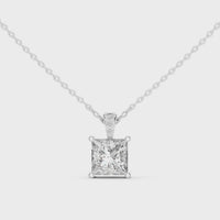 white gold pendant