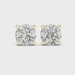 yellow gold earrings