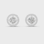white gold earrings