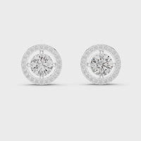 white gold earrings