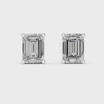 white gold earrings